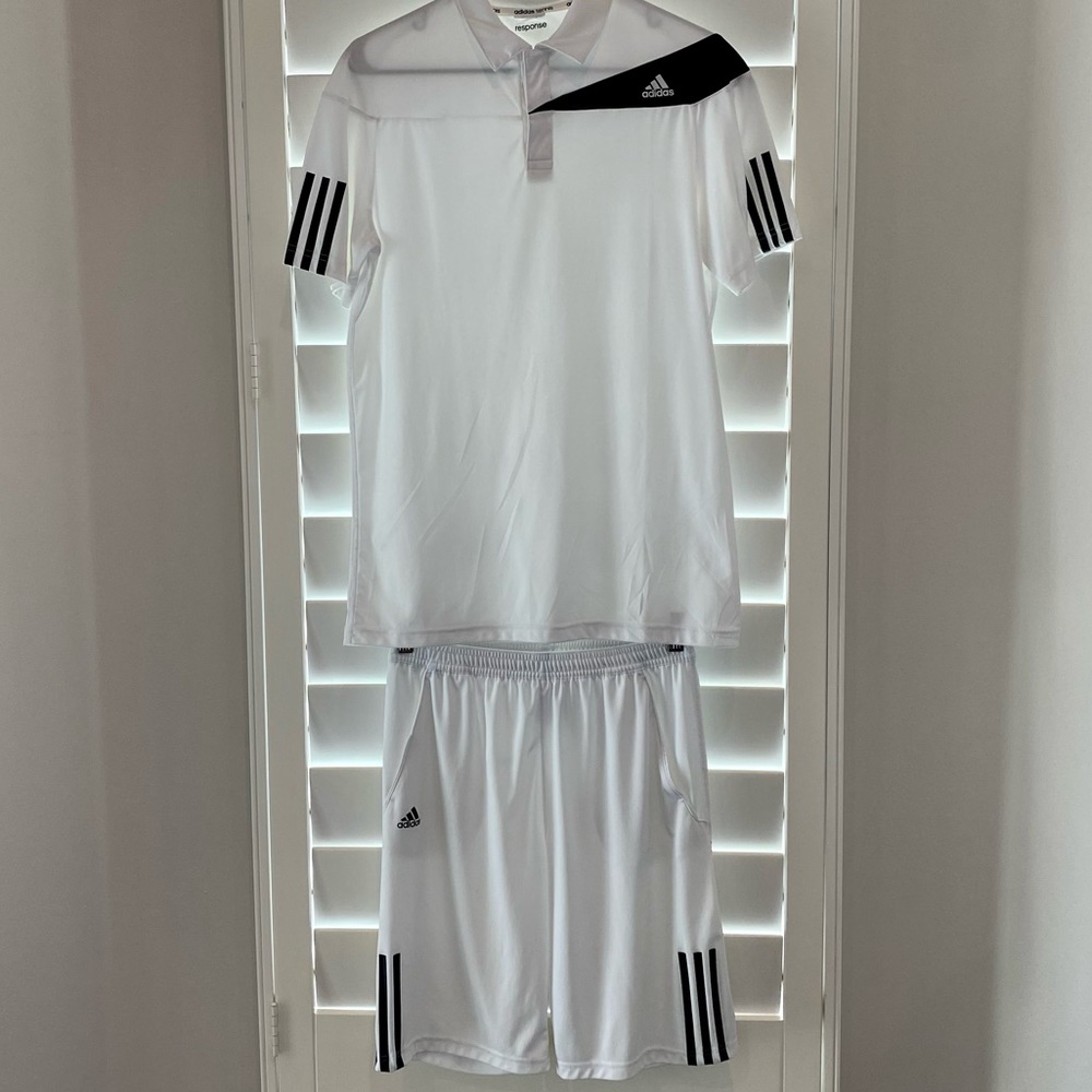 Adidas ClimaLite Tennis Apparel (shirt and shorts) NWOT